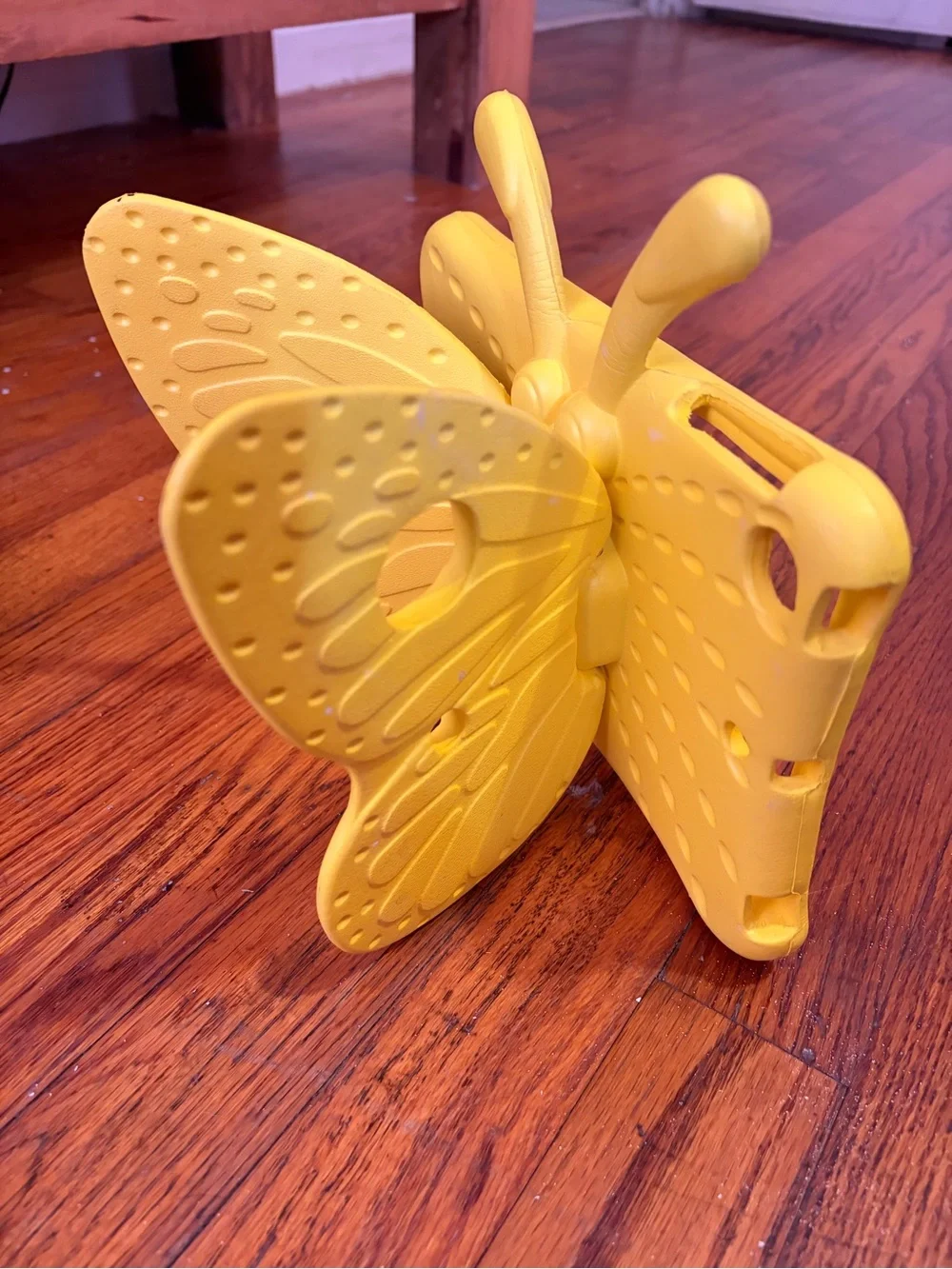 Yellow Butterfly Kids Tablet Case - Durable Protective Cover